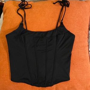 Gilly Hicks micro corset top